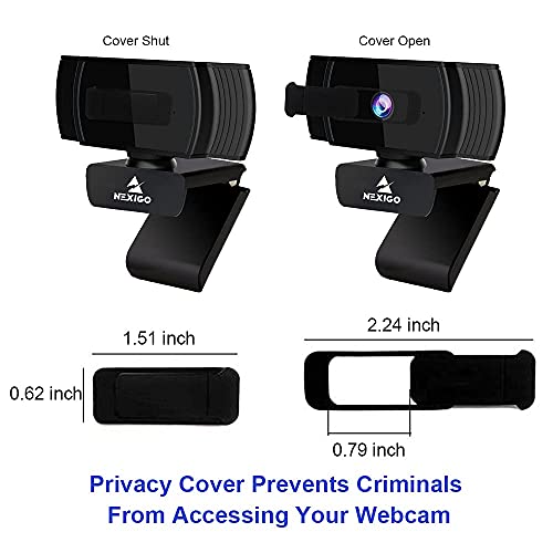 NexiGo 1080P N930AF Compact USB Webcam