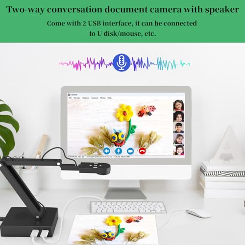 Kitchbai 12MP KB1200 Document Camera 3840p USB