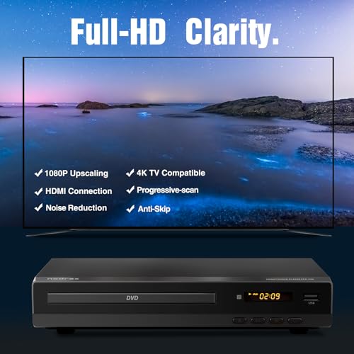 Nodrax FlexaPlay FPX-350 1080p Region Free DVD Player HDMI USB