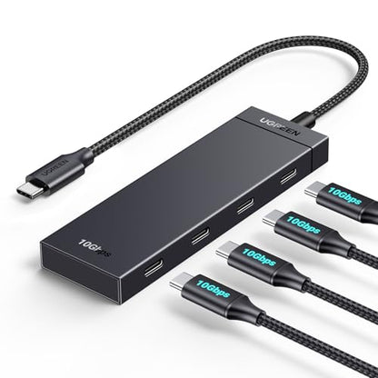 UGREEN 4-Port USB 3.2 Hub Model CM806 Data Transfer Hub Compatible with Various USB-C Devices