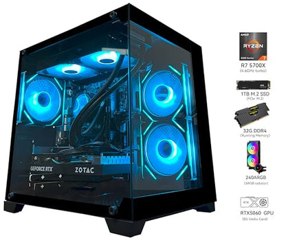 YAWYORE Computer Tower MX570 R7 5700X 1920x1080 650W Desktop