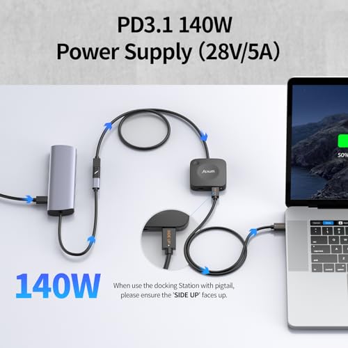 Alxum 20Gbps USB C Switch D1151A 8K@30Hz 4K@144Hz USB-C Switcher