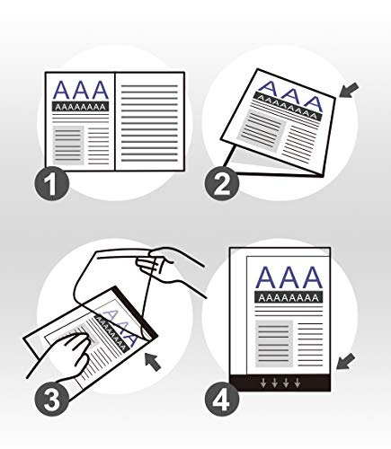 Plustek A4 Document Carrier Sheets Pack of 5