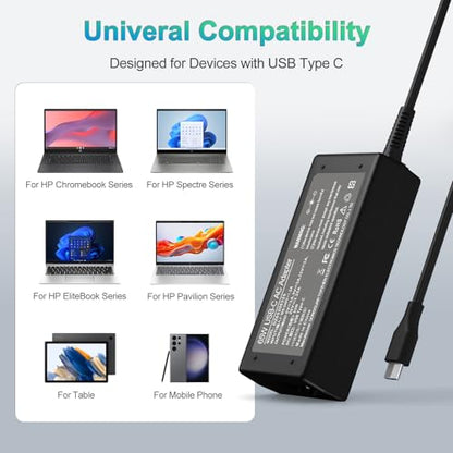 Dzytnsy 65W USB Type C Laptop Charger Model DZ65200325