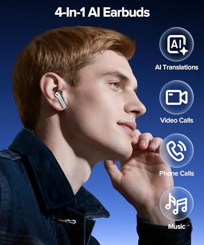 OKEEFE X15 Wireless Translation Earbuds 164-Language Support Touch Control Black