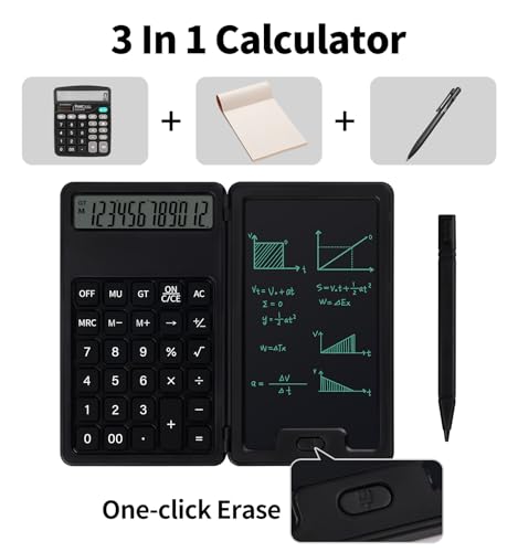 pindda 2.95" x 5.04" JSQX0101B LCD Standard Function Battery Powered Calculator