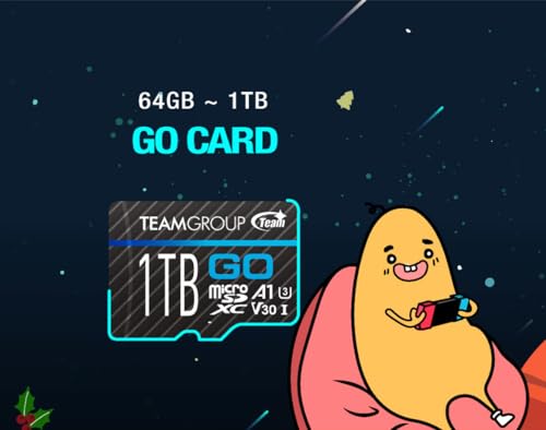 TEAMGROUP 256GB GO Card MicroSDXC UHS-I U3 V30 Flash Memory Card