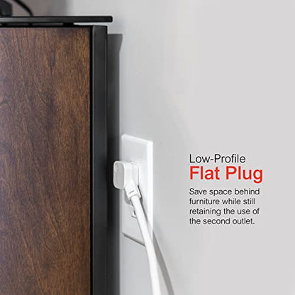 GE 2ft 6-Outlets Surge Protector 620 Joules Type B 15 Amps