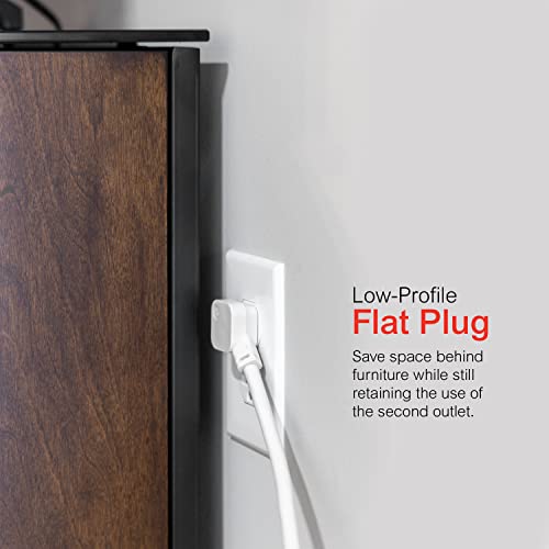 GE 6-Outlet Surge Protector 4 Ft 120 Volts 15 Amps 840 Joules Type B