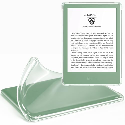 CoBak Case for 6 Inch Kindle 2024 and 2022 (11th Generation) - Soft Thermoplastic Polyurethane, Transparent Design