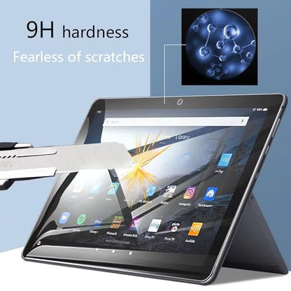 maomini 10" Fire HD 10 2023/2021 Tempered Glass Screen Protector