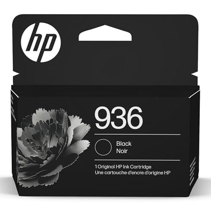 HP 936 Black Ink Cartridge 1 Count 1250 Pages Compatible with HP OfficeJet Pro Printers