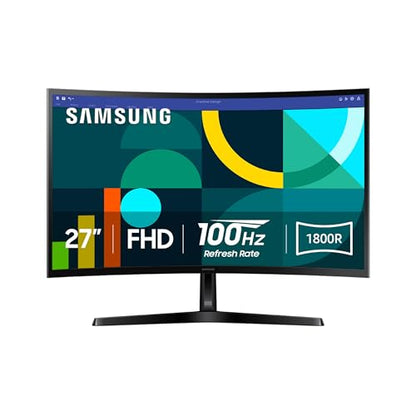 Samsung 27" LS27D366GANXZA FHD 1080p 100Hz LED Curved Computer Monitor