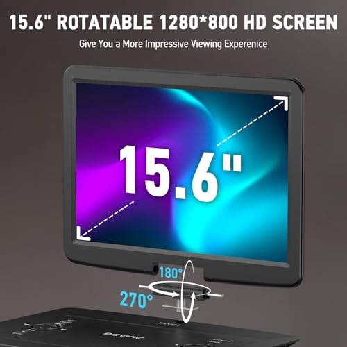 DEVINC 15.6 Inches ZC-07 1280x800 LCD Portable DVD Player