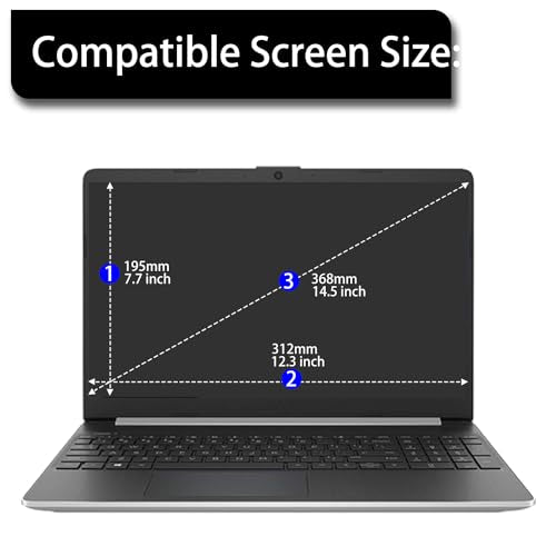 KEANBOLL 14.5 Inch 16:10 Laptop Anti-Glare Privacy Filter 7H Hardness Matte Screen Protector