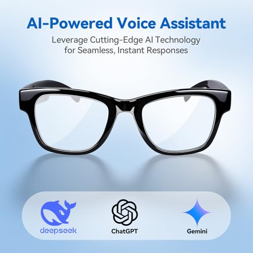 KWENRUN Smart Glasses AI Model B0G4BYN714 Bluetooth - No GPS - Lithium Polymer Battery