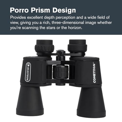 Celestron 50 Millimeter Cometron 71198-CGL 7 x 50 Porro Binoculars Water Resistant