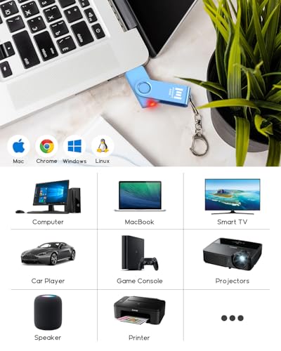 MOSDART 64GB USB 2.0 Flash Drive UD129-Colorful-64GB-2Pack