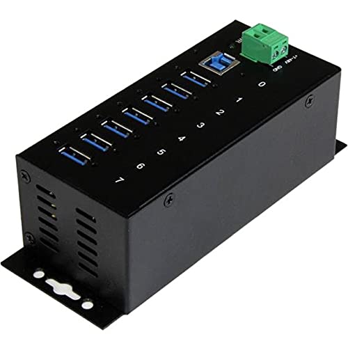 StarTech.com 7-Port USB 3.0 Hub ST7300USBME ESD Protection Surge Protection USB Expander