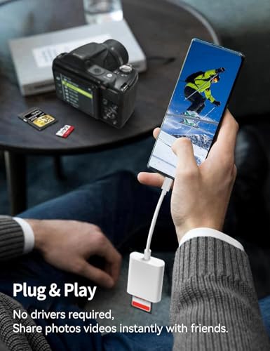 Luonanava 2 Slot MicroSD/SD Card Reader DE-SD-001 USB Type C
