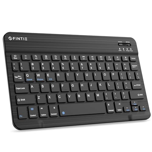 FINTIE 10-Inch EB00084 Bluetooth Wireless Keyboard for Android and iOS Devices