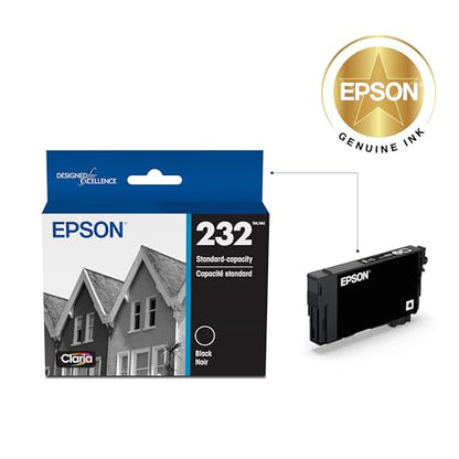 Epson 232 Inkjet Printer Cartridge Black T232120-S 4800x1200 dpi Genuine