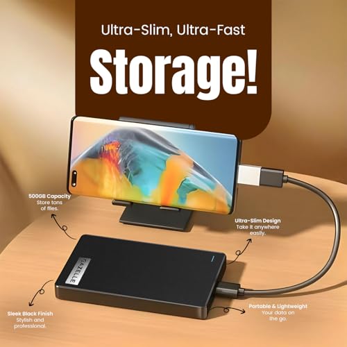GAZELLE 1TB GZ1TB Portable External Hard Drive - 2.5" Form Factor, SATA Interface, USB 3.0, Mechanical Disk