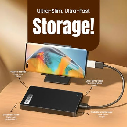 GAZELLE 1TB GZ1TB Portable External Hard Drive - 2.5" Form Factor, SATA Interface, USB 3.0, Mechanical Disk
