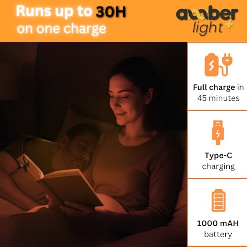 Amber Light+ B10 AL001 1.0W 4 LEDs Tabletop Book Light