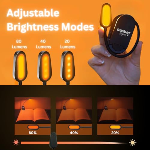 Amber Light+ B10 AL001 1.0W 4 LEDs Tabletop Book Light