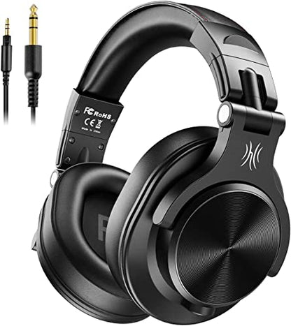 OneOdio A71 40mm Audio Driver Over-Ear Headphones Wired Sound Isolation Noise Control 3.5/6.35mm Jack