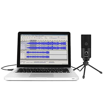 FIFINE K669B USB Type-C Condenser Microphone, 20 Hz - 20 kHz Frequency Response, Unidirectional Audio, 1 Channel, 78 dB Signal-to-Noise Ratio