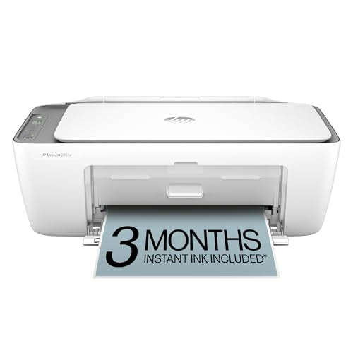 HP DeskJet 2855e Wireless All-in-One Printer Model 588S5A 4800x1200 dpi Color Inkjet