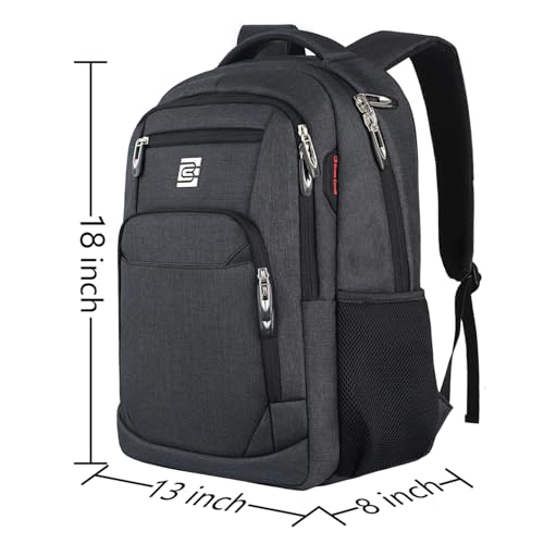 Volher 15.6 Inch Laptop Backpack YK-006 Black