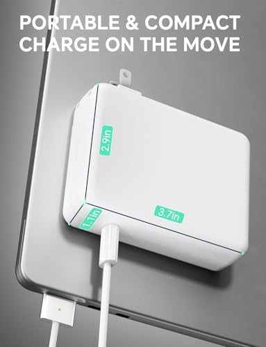 IKNUH 140W Power Adapter PD-140W AC Adapter with Type C to Magnetic 3 Cable