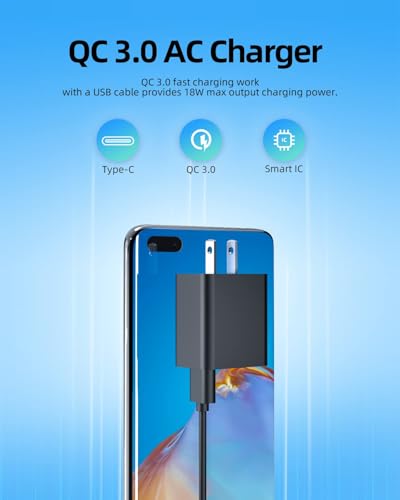 Superer USB Type C Wall Charger PSD0502000US 18W Input 110V 3A