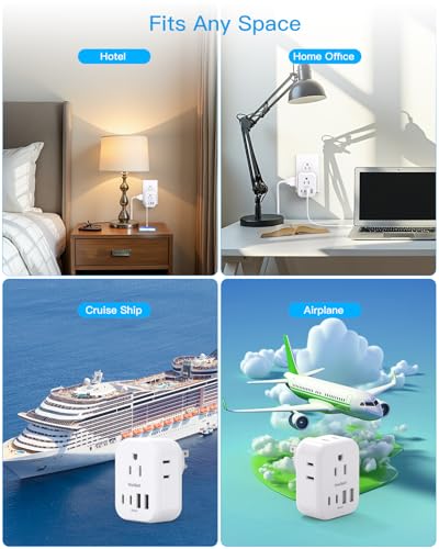 One Beat 125V Multi Plug Outlet Extender OB4W4US