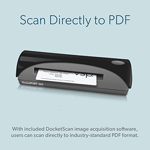 AMBIR DocketPORT 667 600dpi USB Business Card Scanner