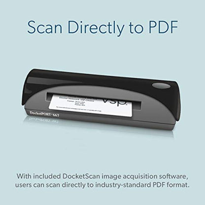 AMBIR DocketPORT 667 600dpi USB Business Card Scanner