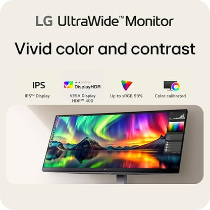 LG 34-inch 34U530A-W FHD 2560x1080 100Hz IPS Monitor