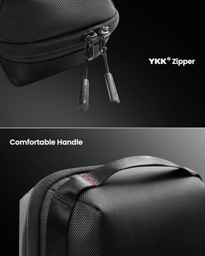 tomtoc M A0113 Travel Accessory- Packing Organizer, 10.24"L x 3.94"W x 5.91"H, Polyester, Black