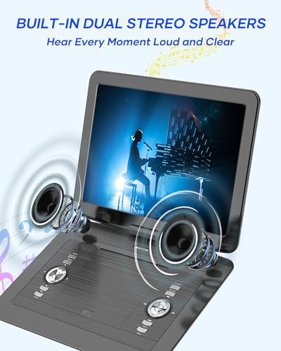 WONNIE 15.4" W-1458 1366x768 Portable DVD Player