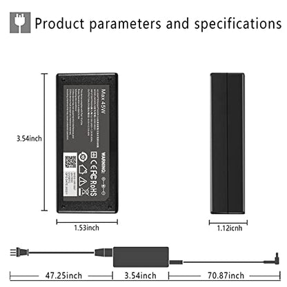 ROAYEWEY 2-Pin Power Adapter DZ65195231 45W 19V 2.31A