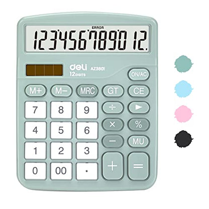 Deli 5.7" E8 Business Standard Function Calculator with 4.25" LCD Display