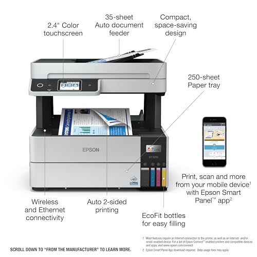 Epson EcoTank ET-5170 Inkjet Printer 4800 x 1200 dpi Color All-in-One