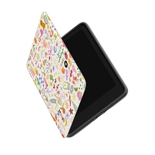 Casely 7-Inch Kindle Case Model: Fun on Weekdays | Dimensions: 6.5 x 1 x 4 in | Weight: 2.29 oz | Eco-Friendly Vegan Leather | Functionality: Auto Sleep/Wake