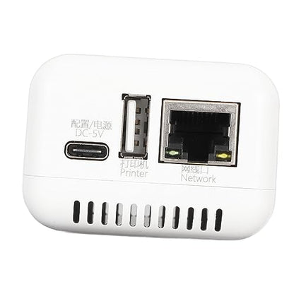 DAUERHAFT 3.94 x 3.54 x 2.36 inches DAUERHAFTzy2dr8c19b-11 USB 2.0 Network Print Server