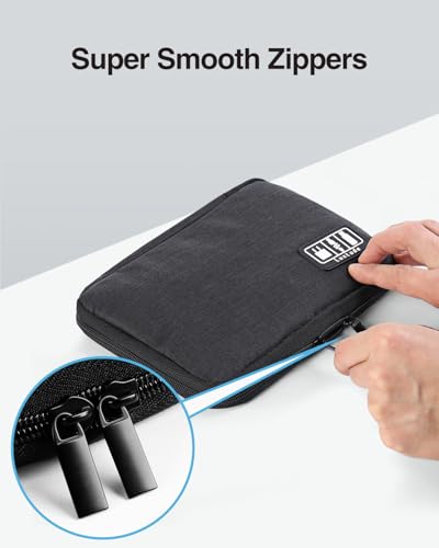 Luxtude Small LT-3-00001 Solid Polyester Cable Organizer Bag