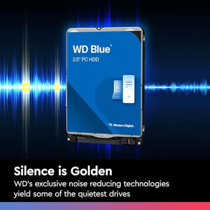 WD Blue 1TB WD10SPZX Internal Hard Drive - 5400 RPM Serial ATA Interface 128MB Cache 2.5-Inch Form Factor