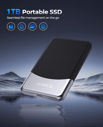 ORICO 1TB M25PRO Portable External Solid State Drive with USB 3.2 Gen 1